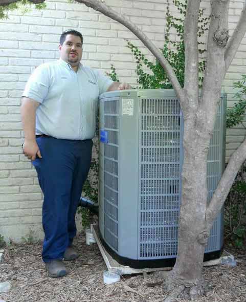 Ryon Allen, after an American Standard A/C install.